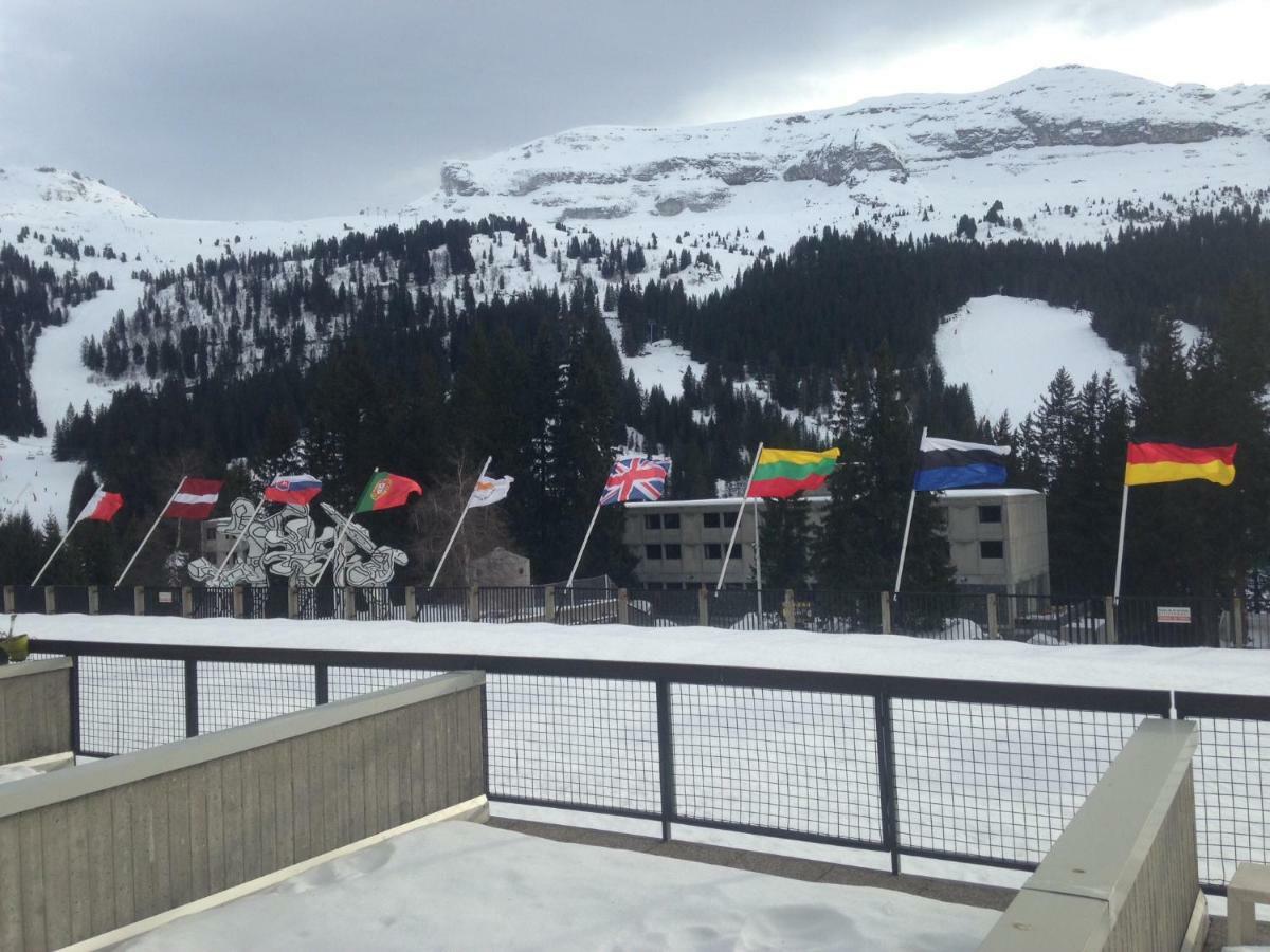Flaine Forum I1 Cassiopee Duplex Mezzanines & Terrasse Bagian luar foto